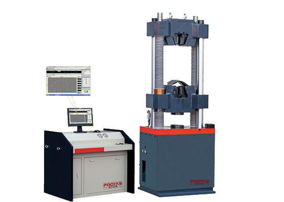 quality  600KN Hydraulic Universal Testing Machine ,  Flat Round Specimens Tensile Compression Machine factory